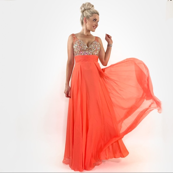 Rhinestone Pageant Prom Dress - Picture 7 of 8